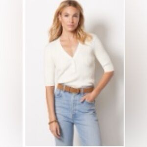 Michael Stars sweater. Cream, size large. Worn once